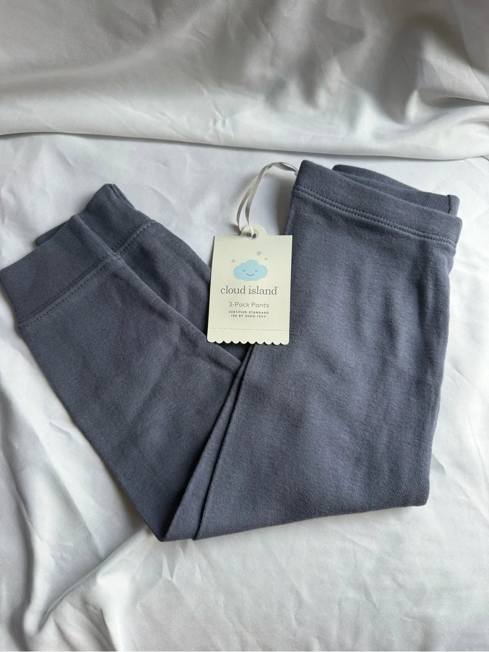 cloud island 3-Pack Leggings in Mint, Beige, and Slate Blue